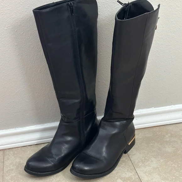 Steve Madden Women High Knee Black Boots size 6 - Picture 10 of 13